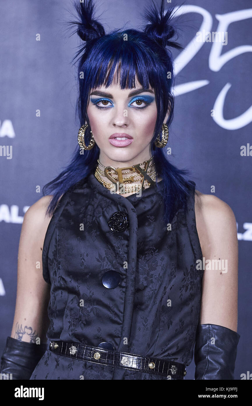 Madrid, Madrid, Spagna. 23 nov, 2017. sita abellan assiste calcedonia 25 anni parte al real jardin botanico il 23 novembre 2017 a Madrid credit: jack abuin/zuma filo/alamy live news Foto Stock