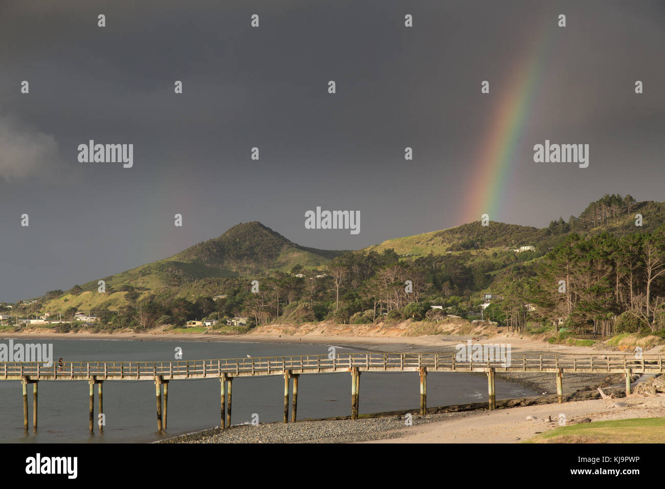 Hokianga Rainbow Foto Stock