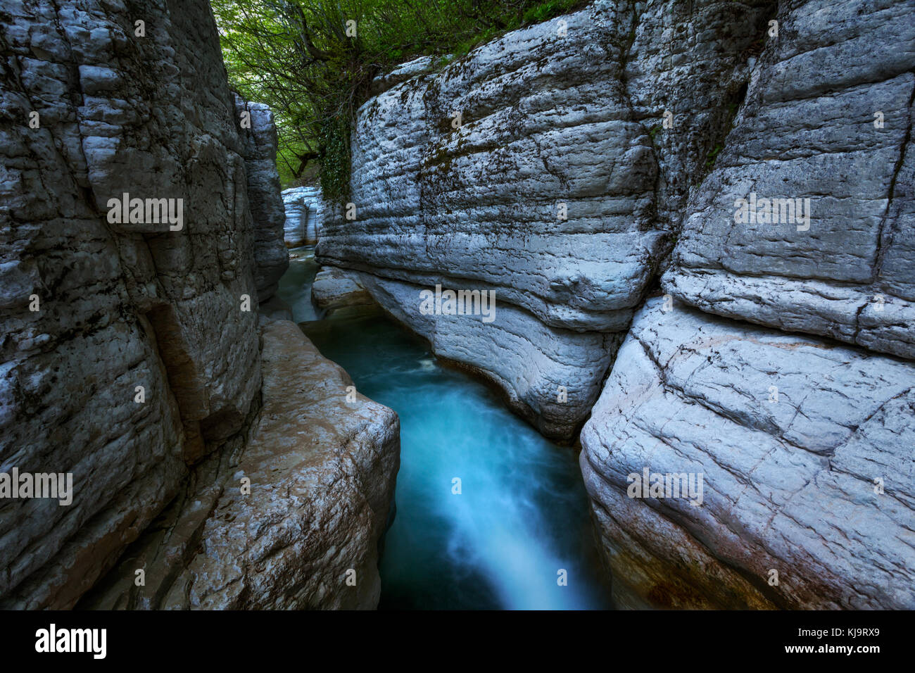 Canyon okatse, georgia Foto Stock