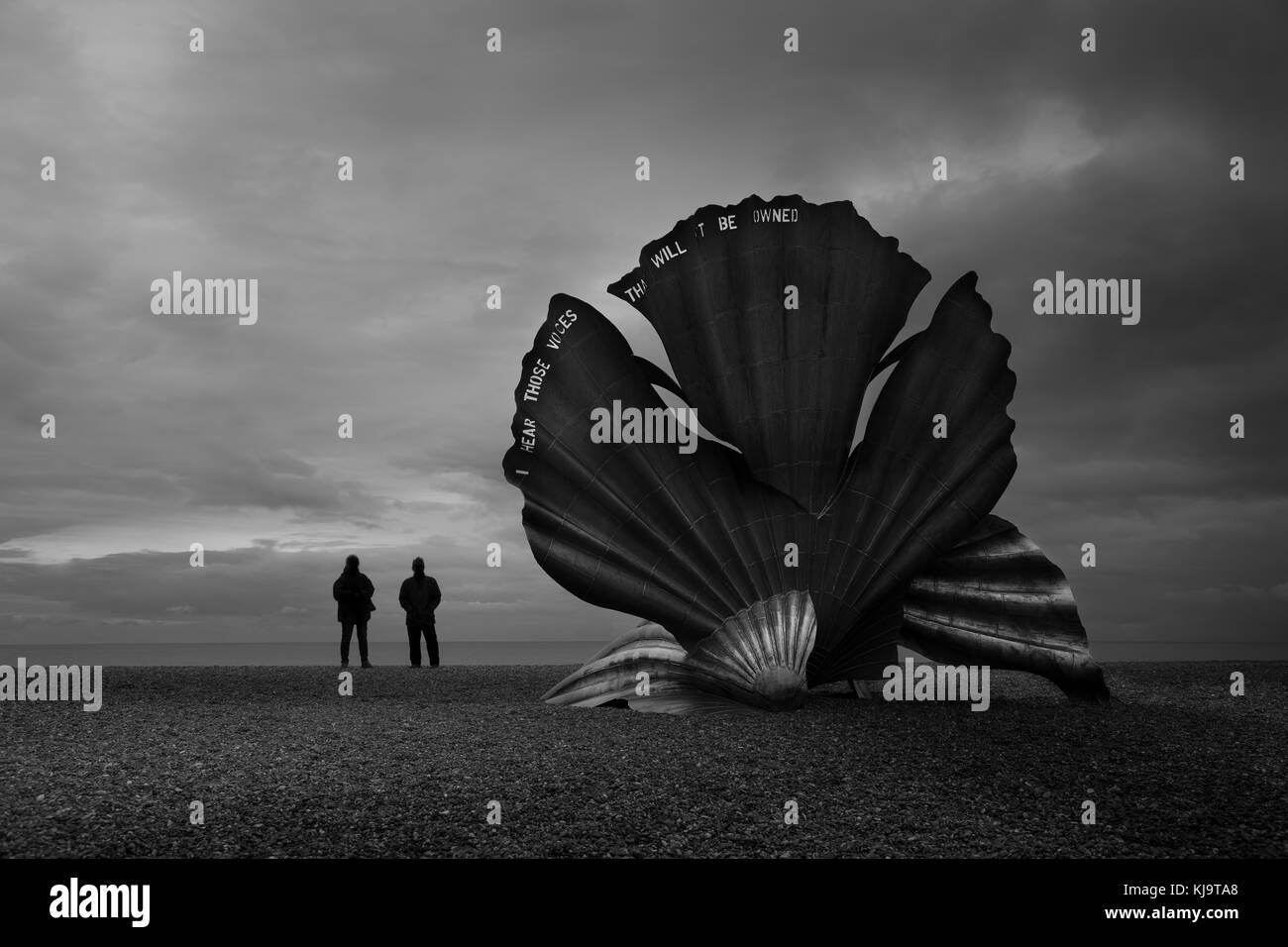 La dentellatura a Aldeburgh, Suffolk Foto Stock