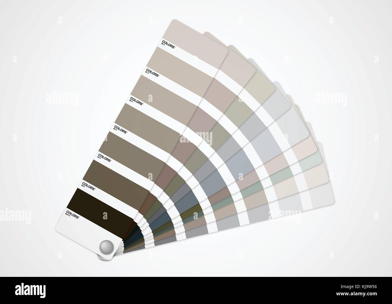 Illustrazione vettoriale di grigio gamma colori presentazione di guida Illustrazione Vettoriale