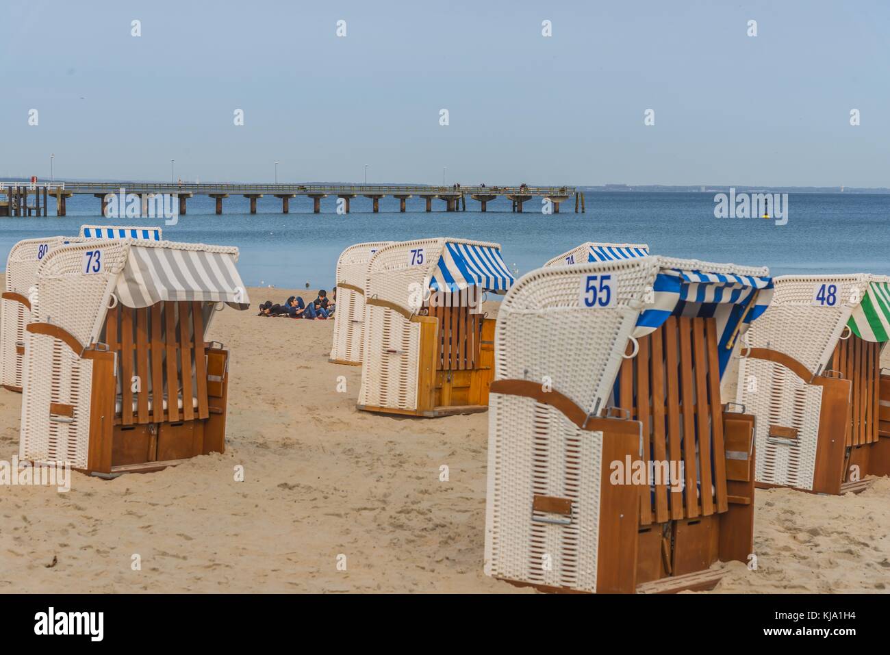 Timmendorfer Strand Foto Stock