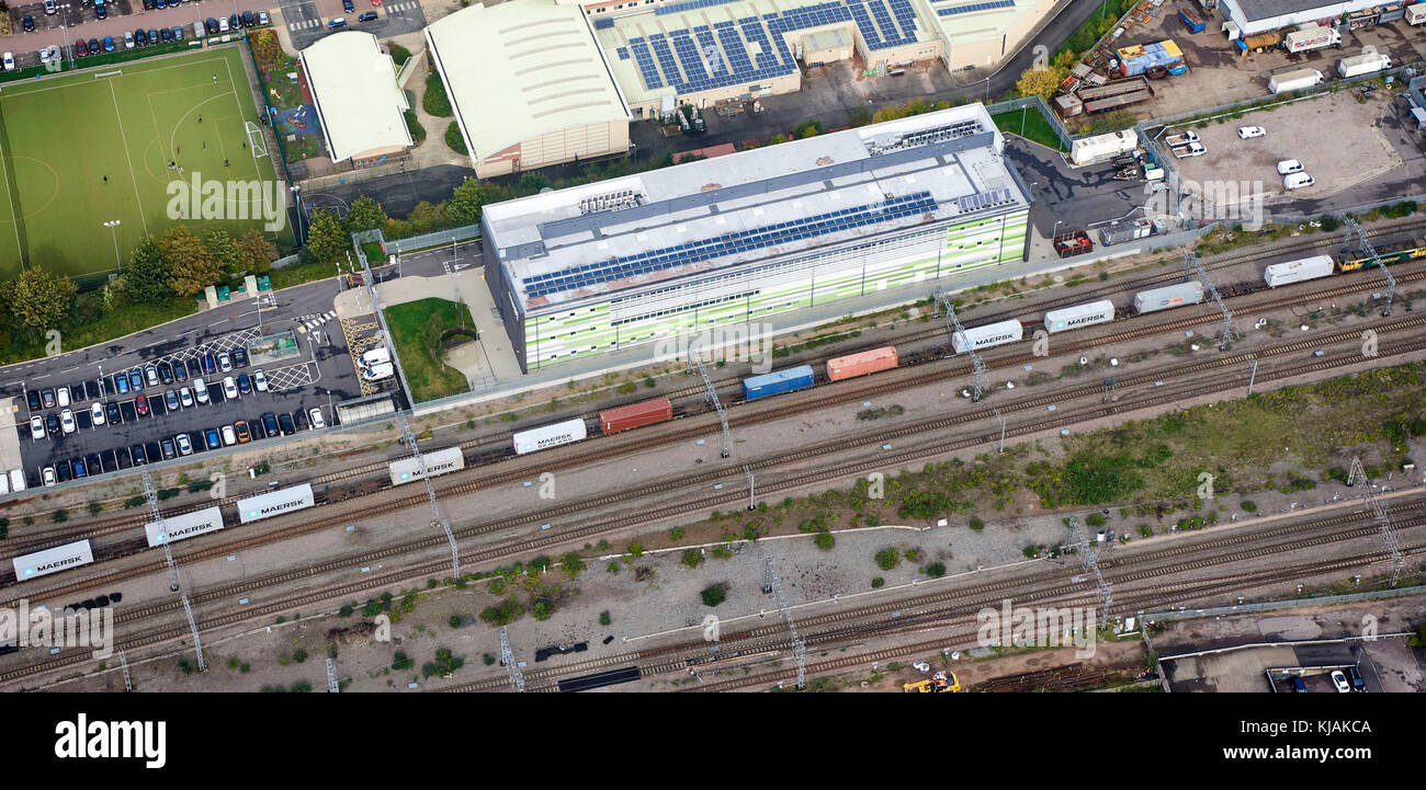 Rugby Rail Operating Center, Warwickshire West Midlands, Regno Unito Foto Stock