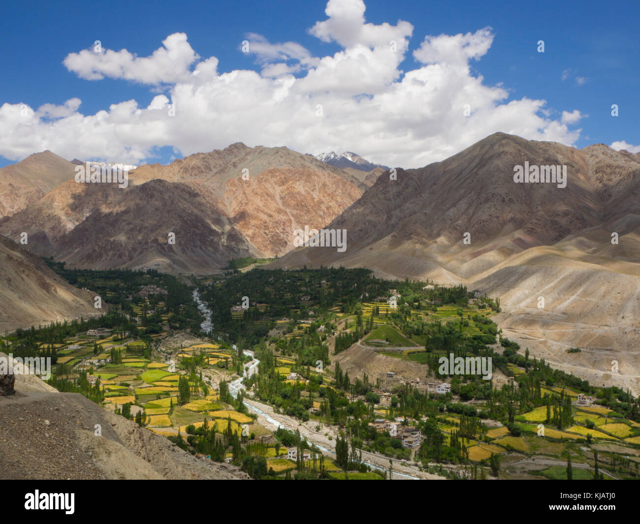 Sham Valley trek - Paesaggi del Ladakh - India Foto Stock