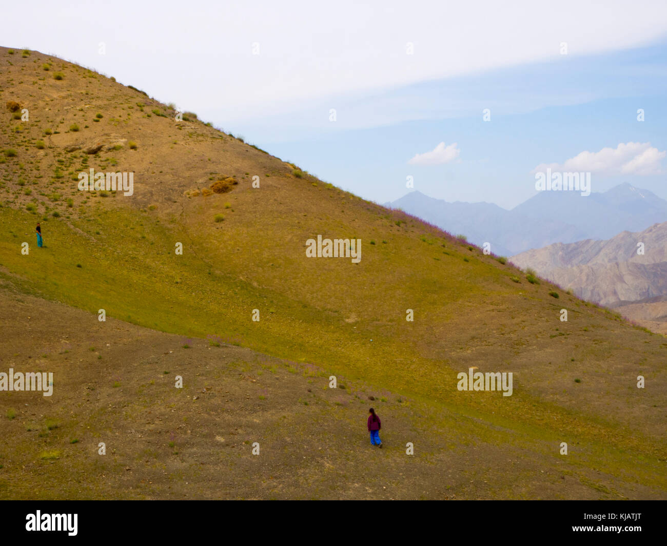 Sham Valley trek - Paesaggi del Ladakh - India Foto Stock