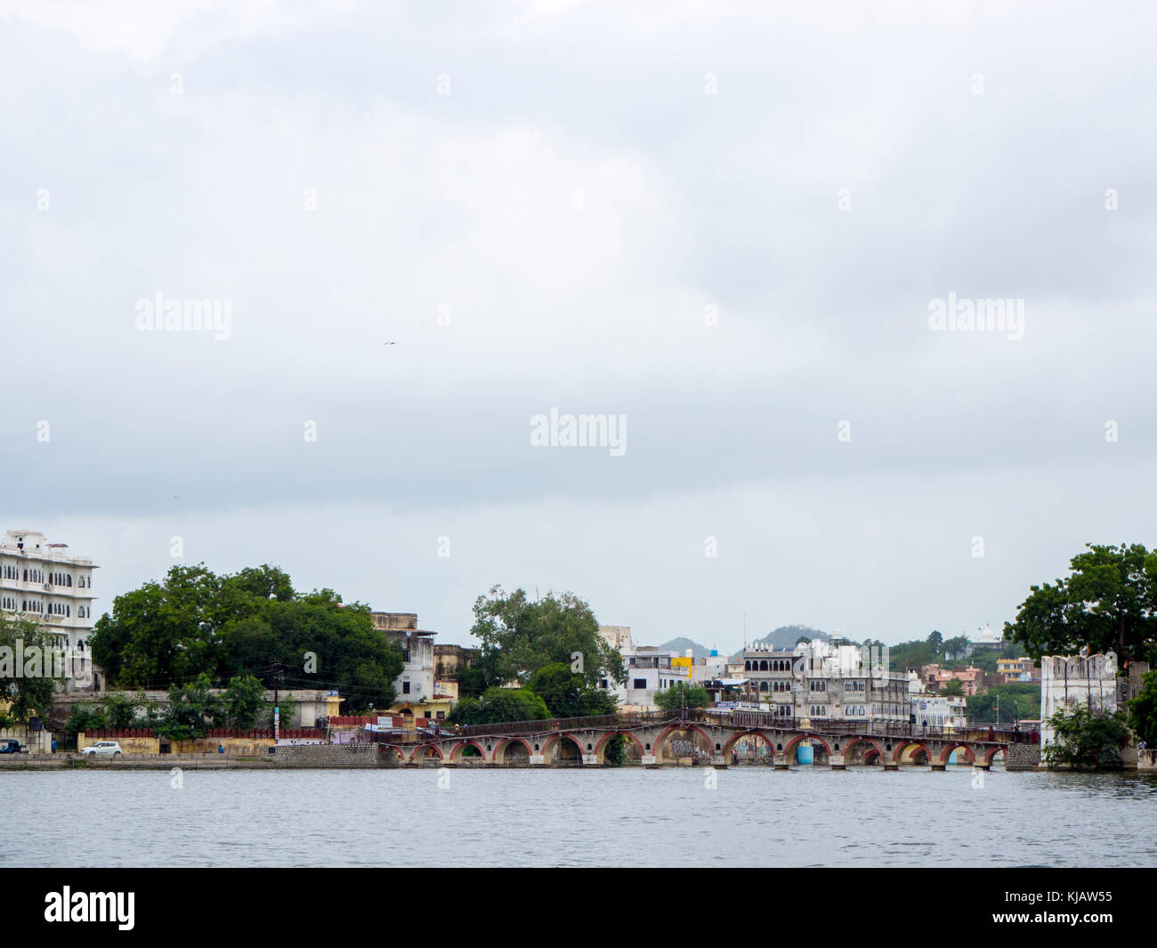 Lago - Udaipur Rajastan India Foto Stock