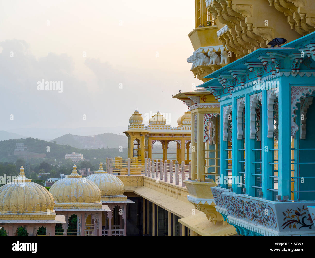 Tourist palace - Udaipur Rajastan India Foto Stock