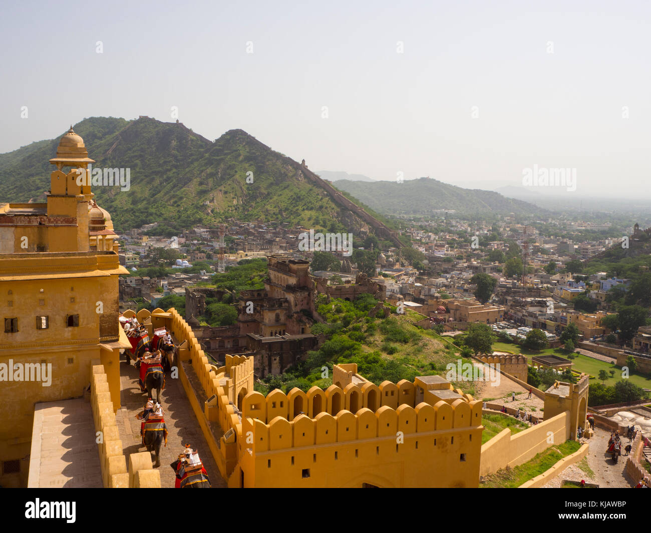 Amber Fort - Jaipur Rajastan India Foto Stock