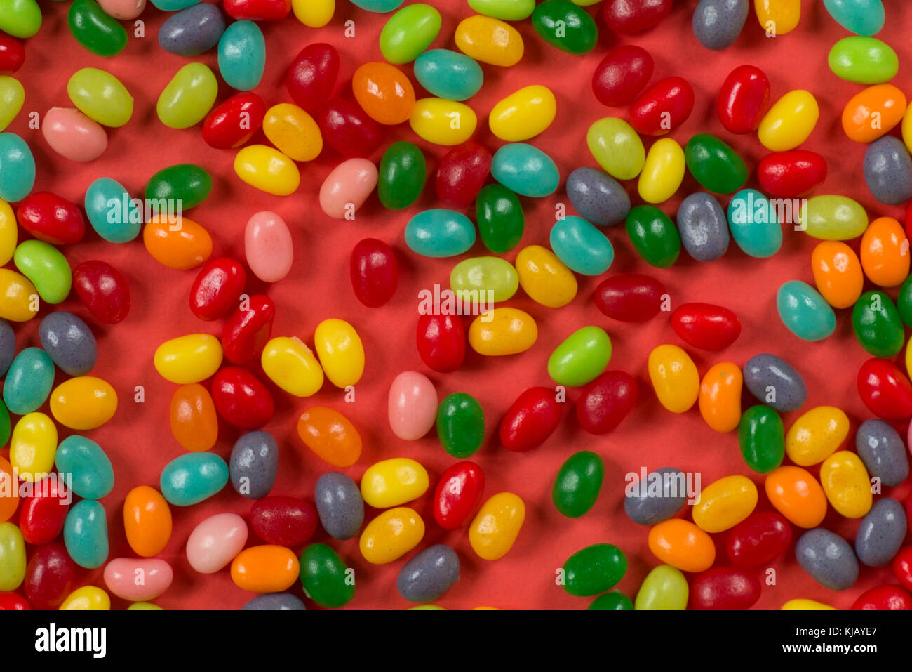 Molte colorate Jelly Beans Foto Stock