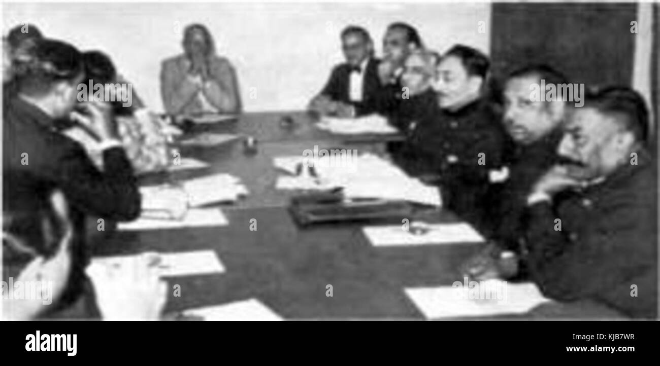 VP Menon con le regole della classe di membri Foto Stock