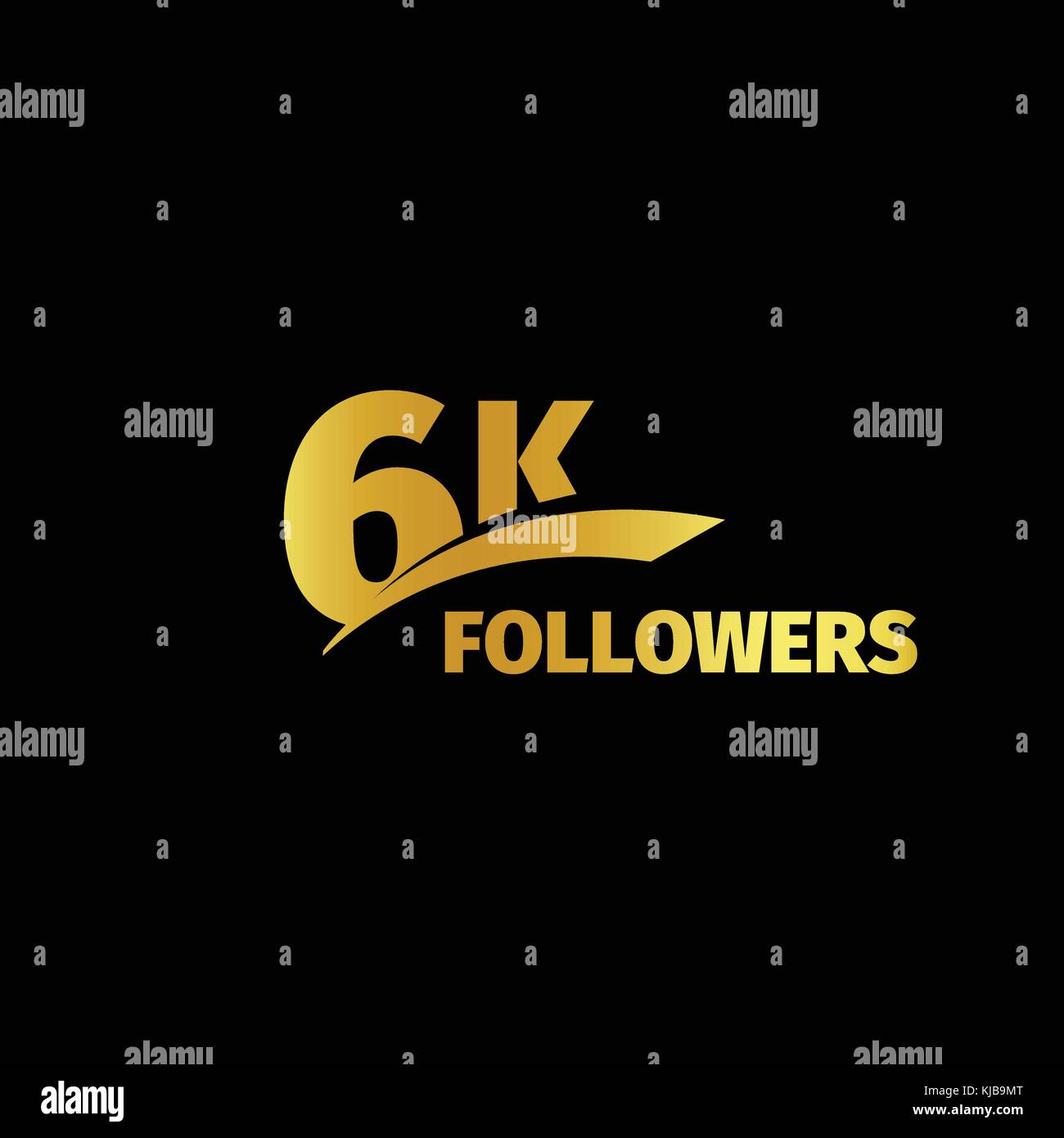 Elegante design rigoroso, il numero di abbonati di reti sociali, anniversario illustrazione vettoriale set. I miei discepoli logo collection. grandi set di vettore d'oro numeri e lettere alle comunità online Illustrazione Vettoriale