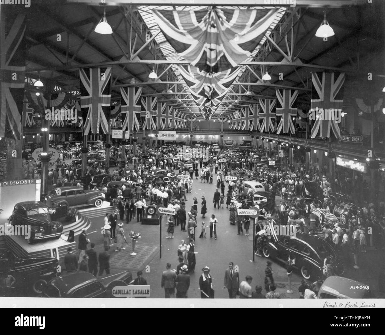 Costruzione automobilistica National Motor Show 1939 Foto Stock