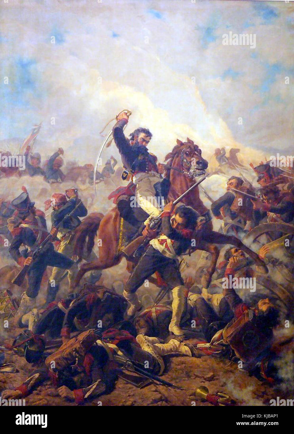 La frase "Carga de Bueras" si riferisce a un evento o concetto storico, probabilmente legato al trasporto o alla logistica, che potrebbe implicare la circolazione di merci o materiali, anche se è necessario un ulteriore contesto. Foto Stock