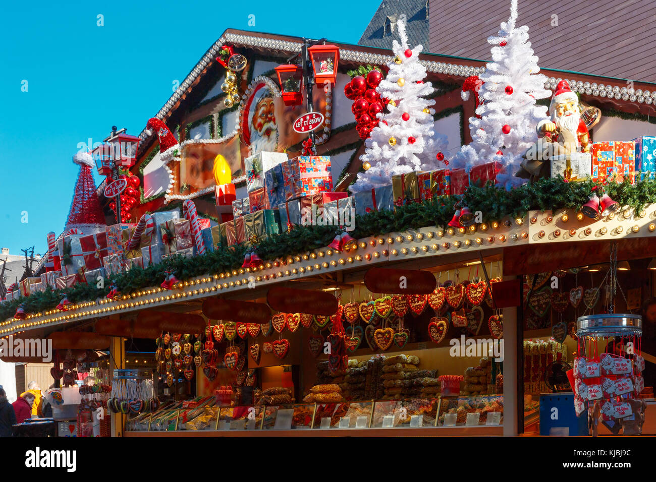 Strasburgo Natale.Mercatino Di Natale A Strasburgo Alsazia Francia Foto Stock Alamy