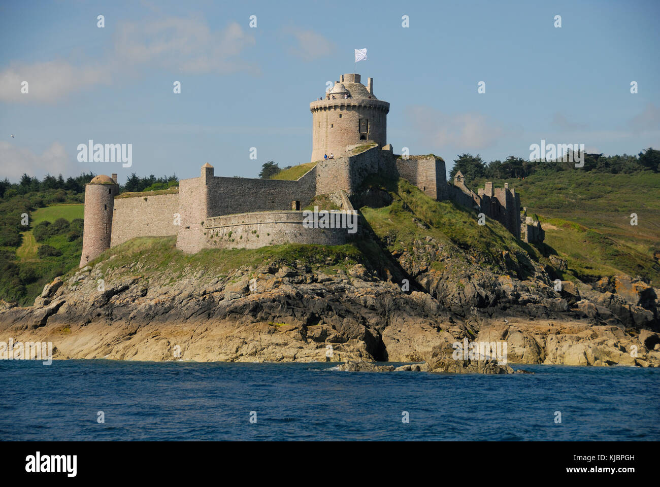 Fort La Latte vicino a Cap Frehel Bretagna Francia Foto Stock