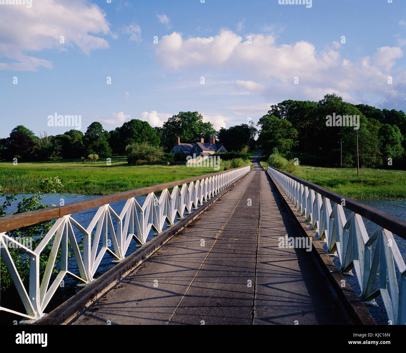 Ponte, Crom Castle, Irlanda Foto Stock