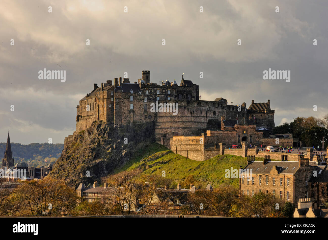 Il castello di Edimburgo, Lothian, Scozia Foto Stock