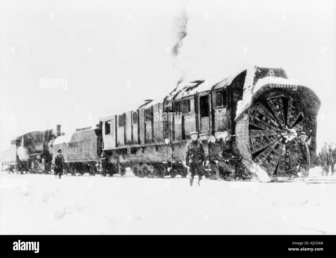CP spazzaneve rotativo a Revelstoke Foto Stock