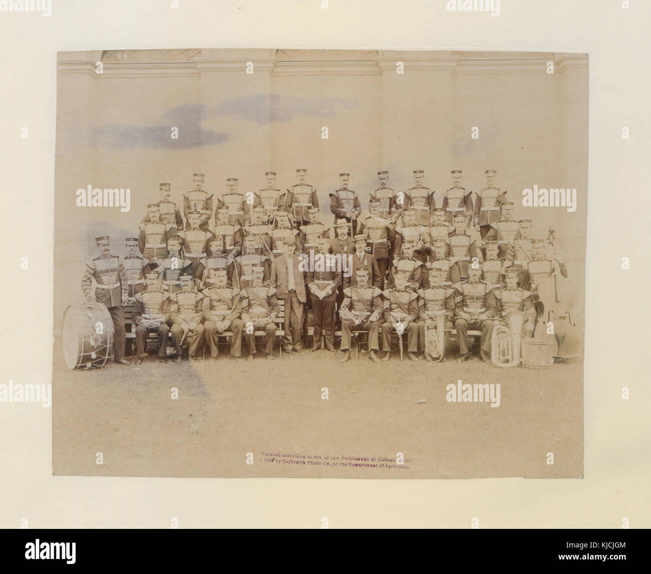 Irlandese guardie banda a Toronto (HS85 10 16306) Foto Stock