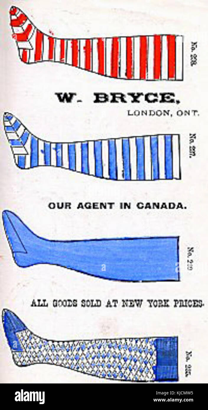 Bryces Base guida a sfera 1876 calze Foto Stock