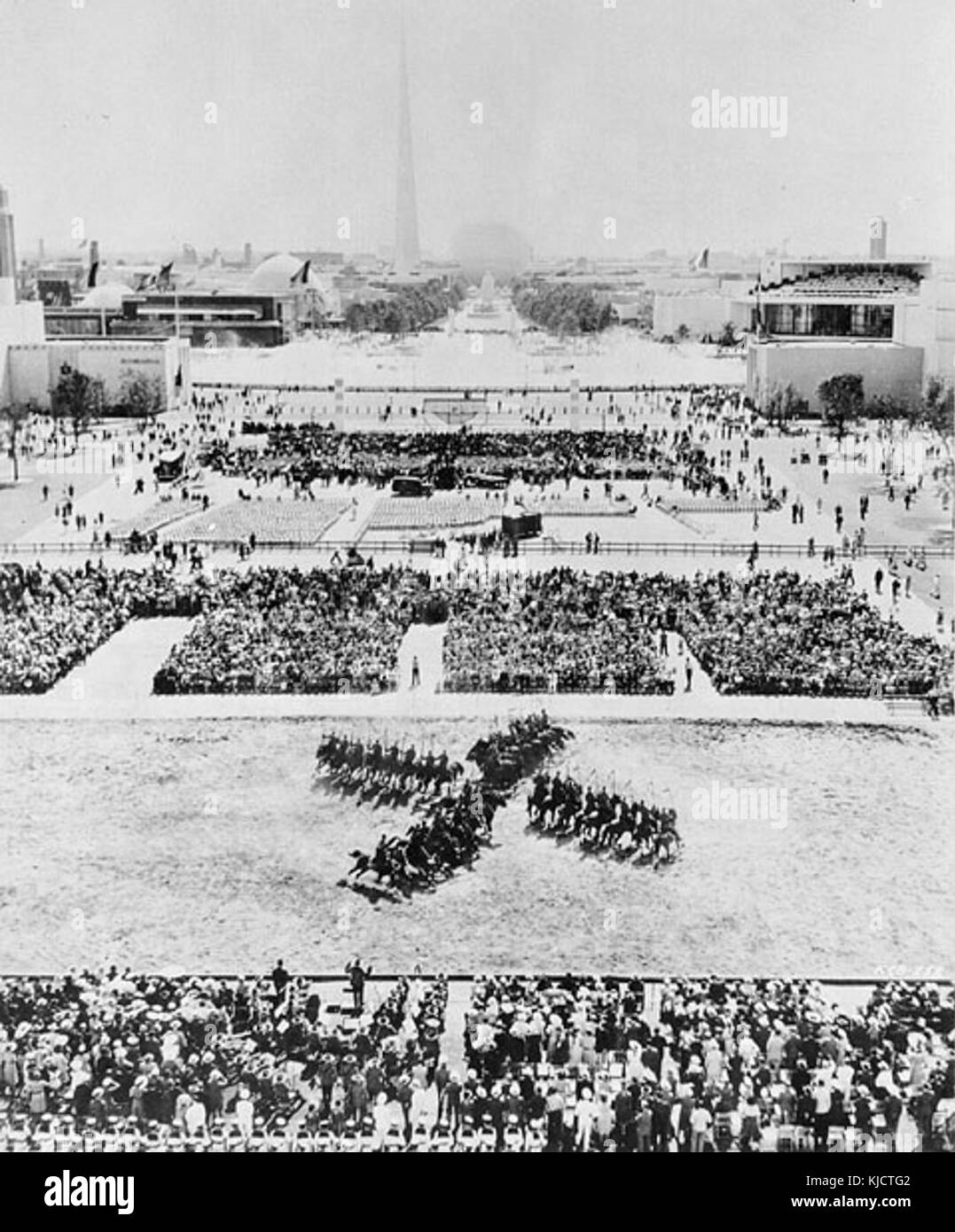 Giro musicale 1939 NY Fiera Mondiale Foto Stock