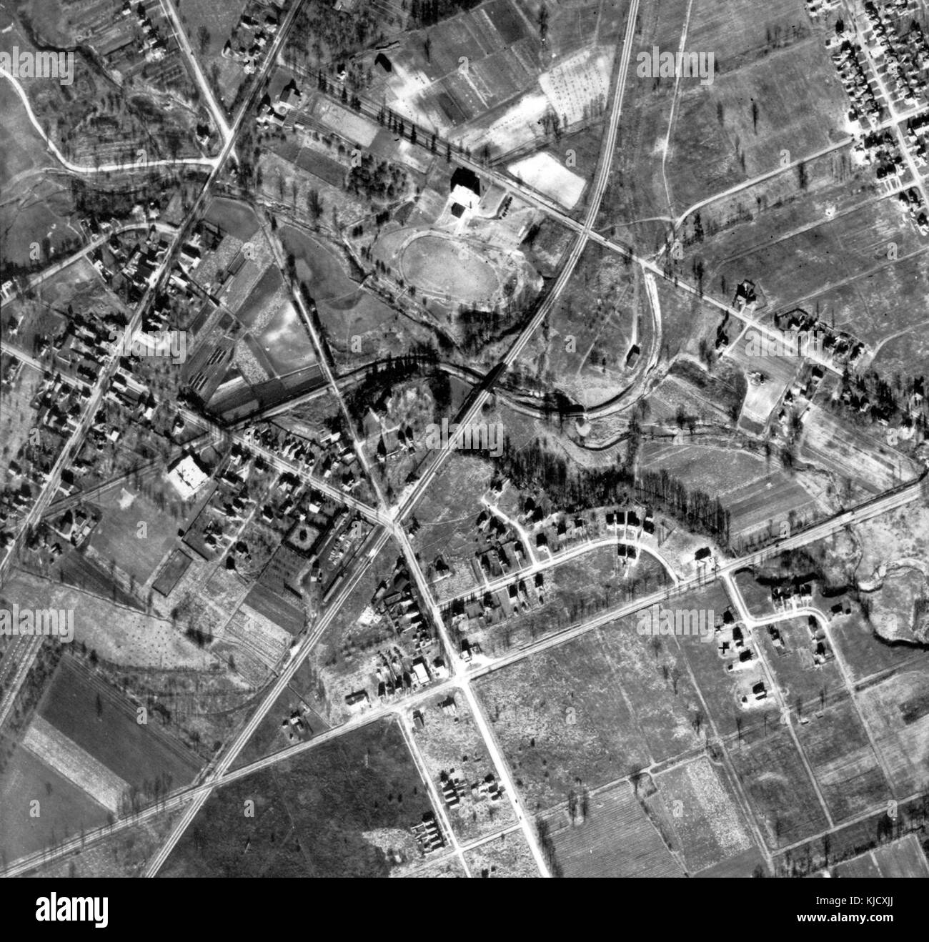 TorontoIslingtonAerial1937 Foto Stock