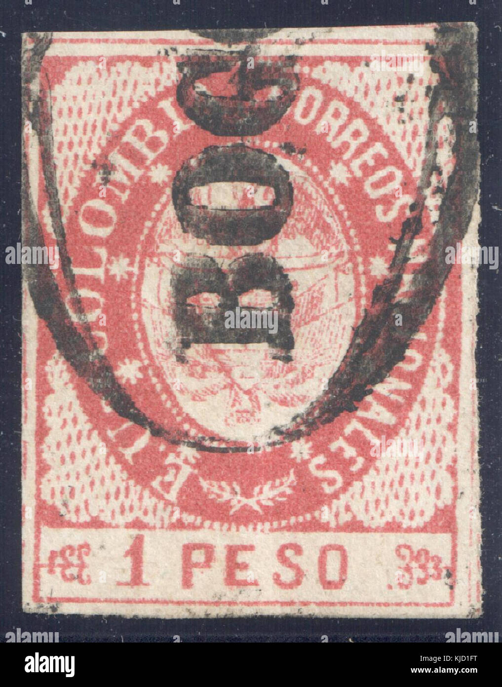 Colombia 1865 SC42aa Foto Stock