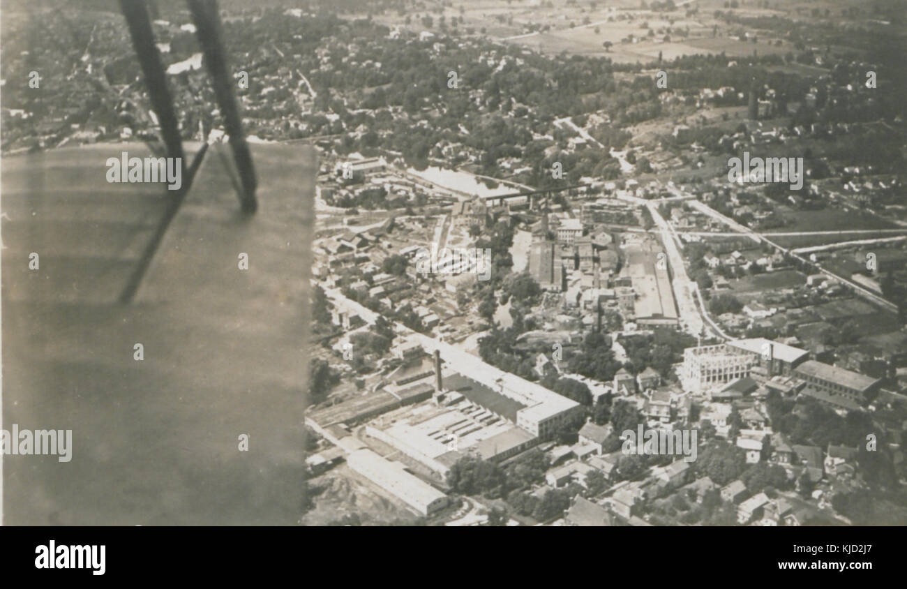 Guelph Ontario dall'aria (HS85 10 36360) Foto Stock