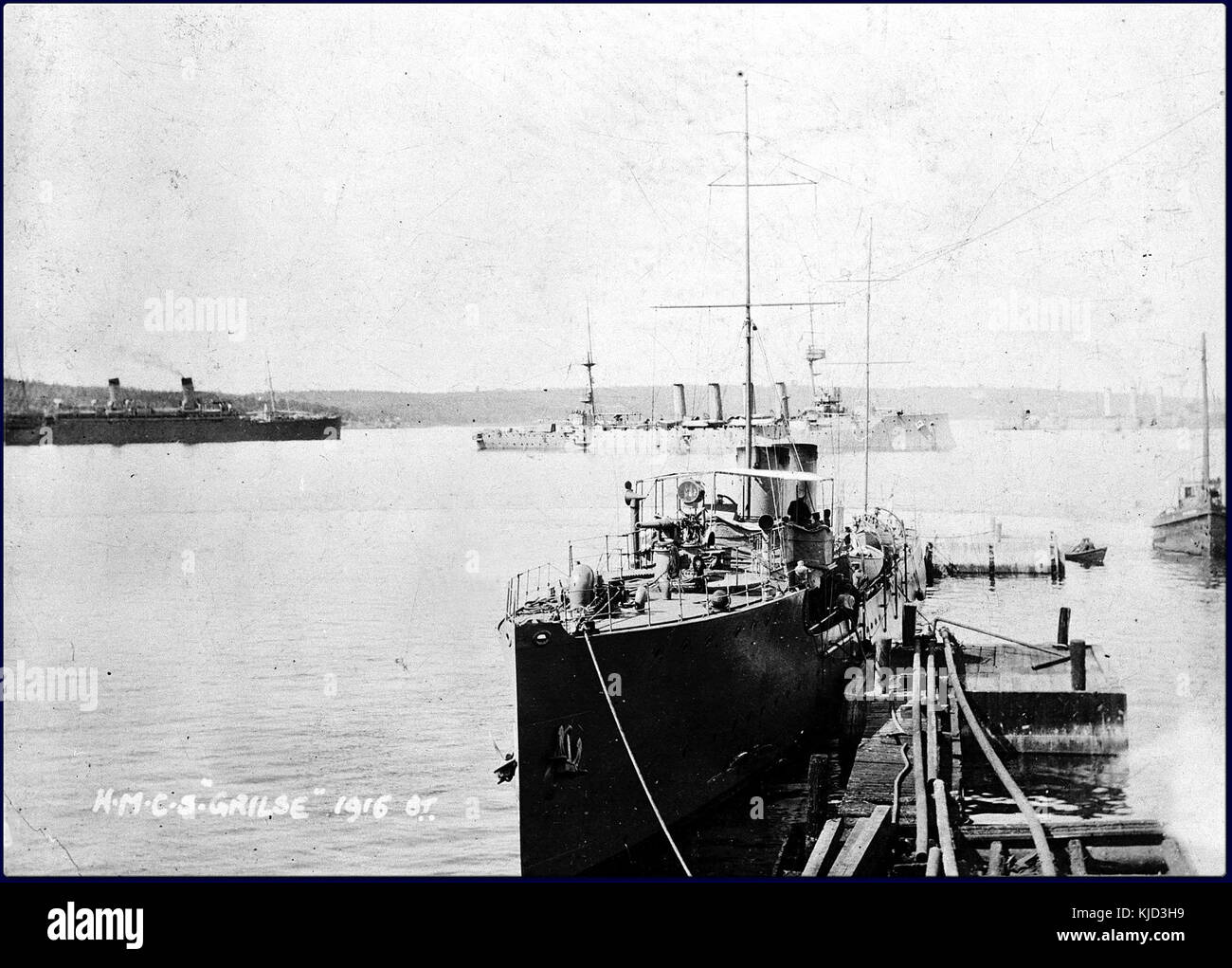 HMCS Grilse nel 1916 CN 3261 Foto Stock