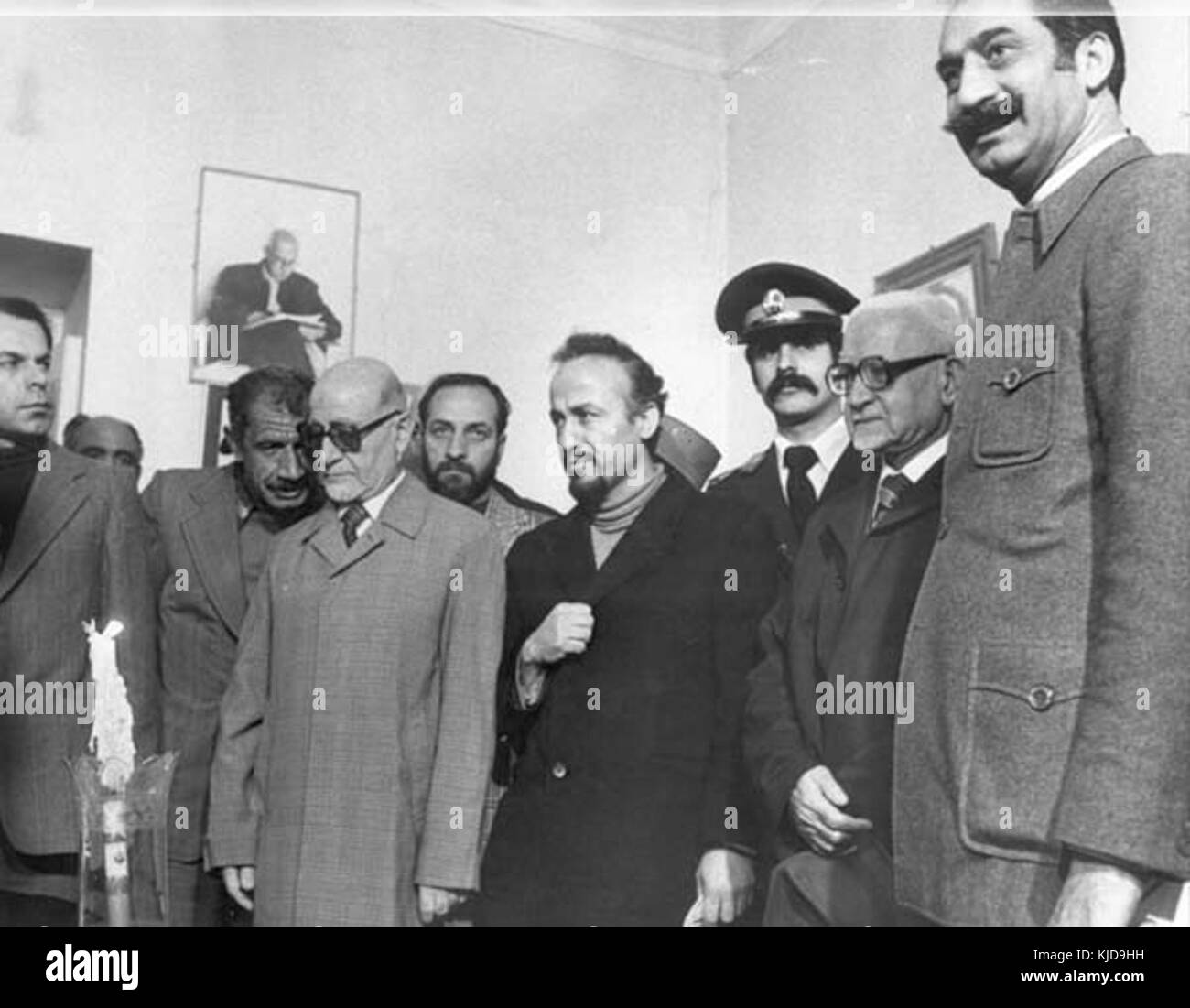 Dariush Forouhar Yadollah Sahabi Hashem Sabaghian Mehdi Bazargan Foto Stock