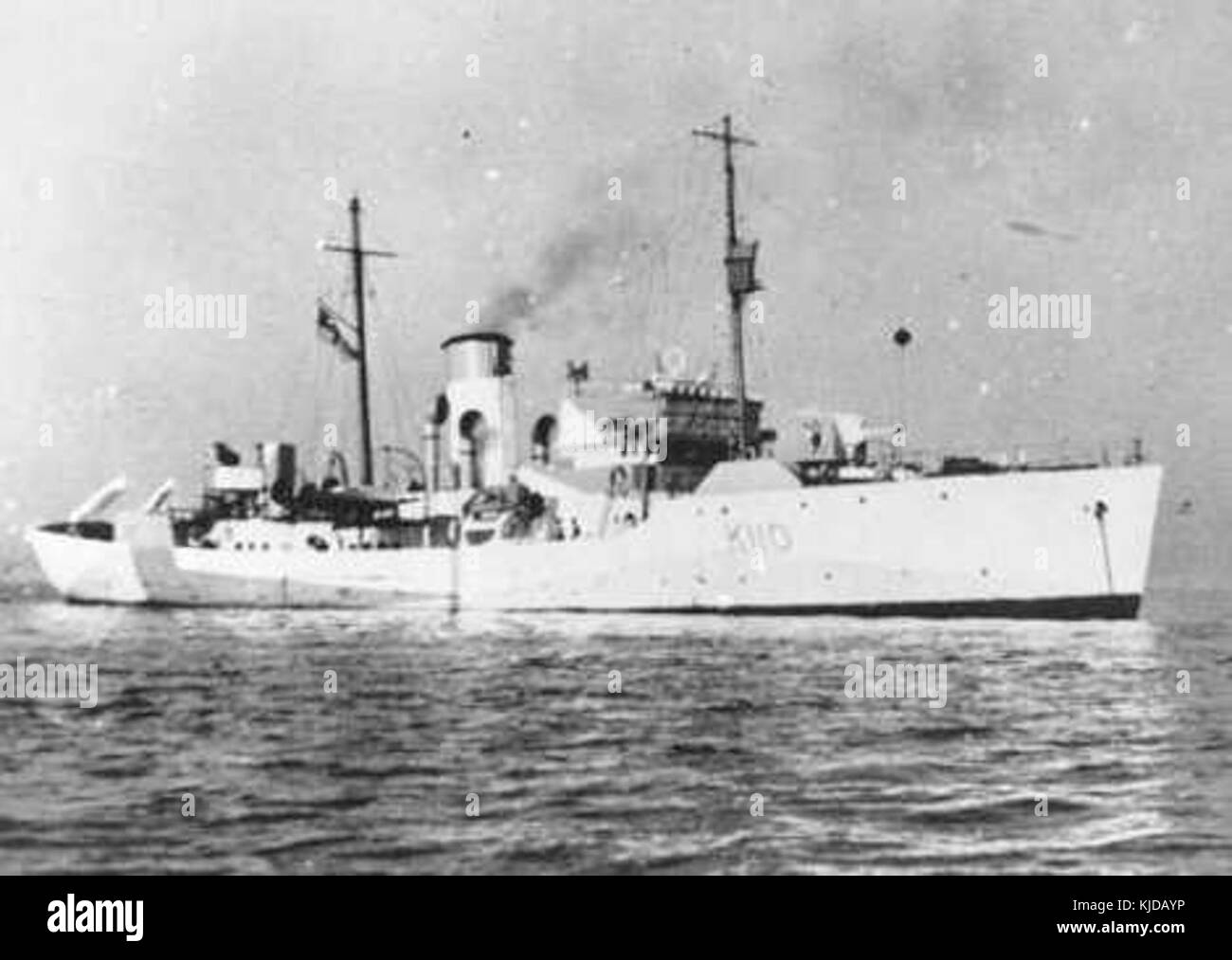 L'HMCS Shediac era una nave navale canadese, parte della Royal Canadian Navy durante la metà del XX secolo, che servì in varie operazioni militari. Foto Stock