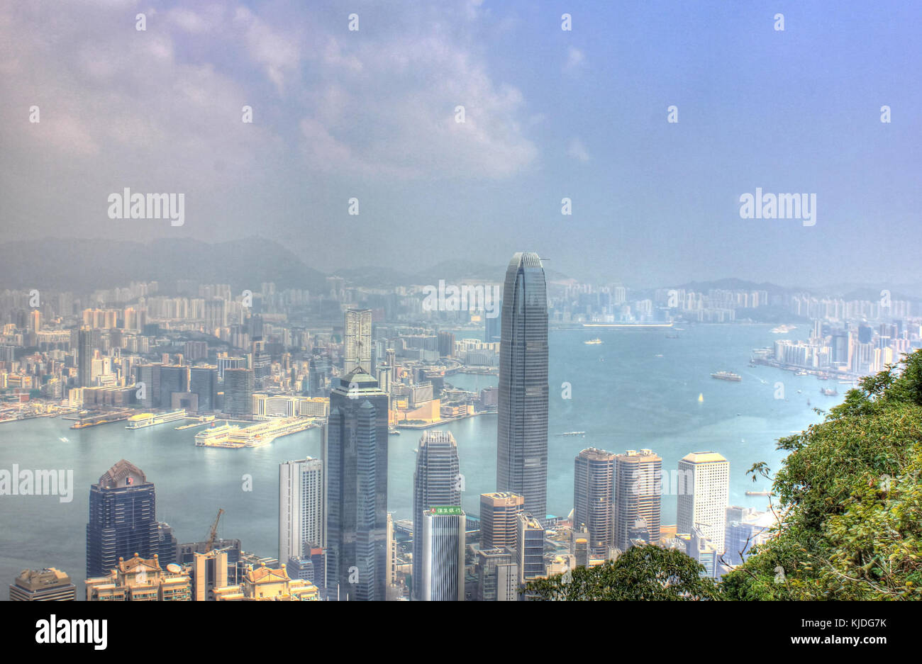 La Gfp cina hong kong city e bay Foto Stock