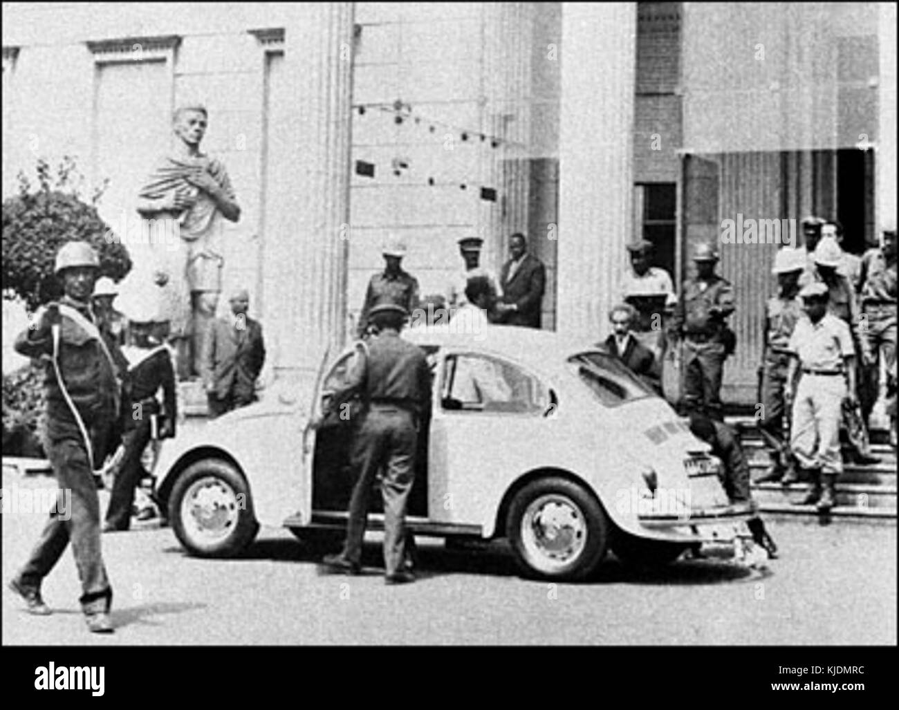 Haile Selassie deposizione Foto Stock