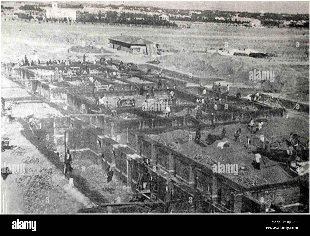 Università di Tehran costruzione1 Foto Stock