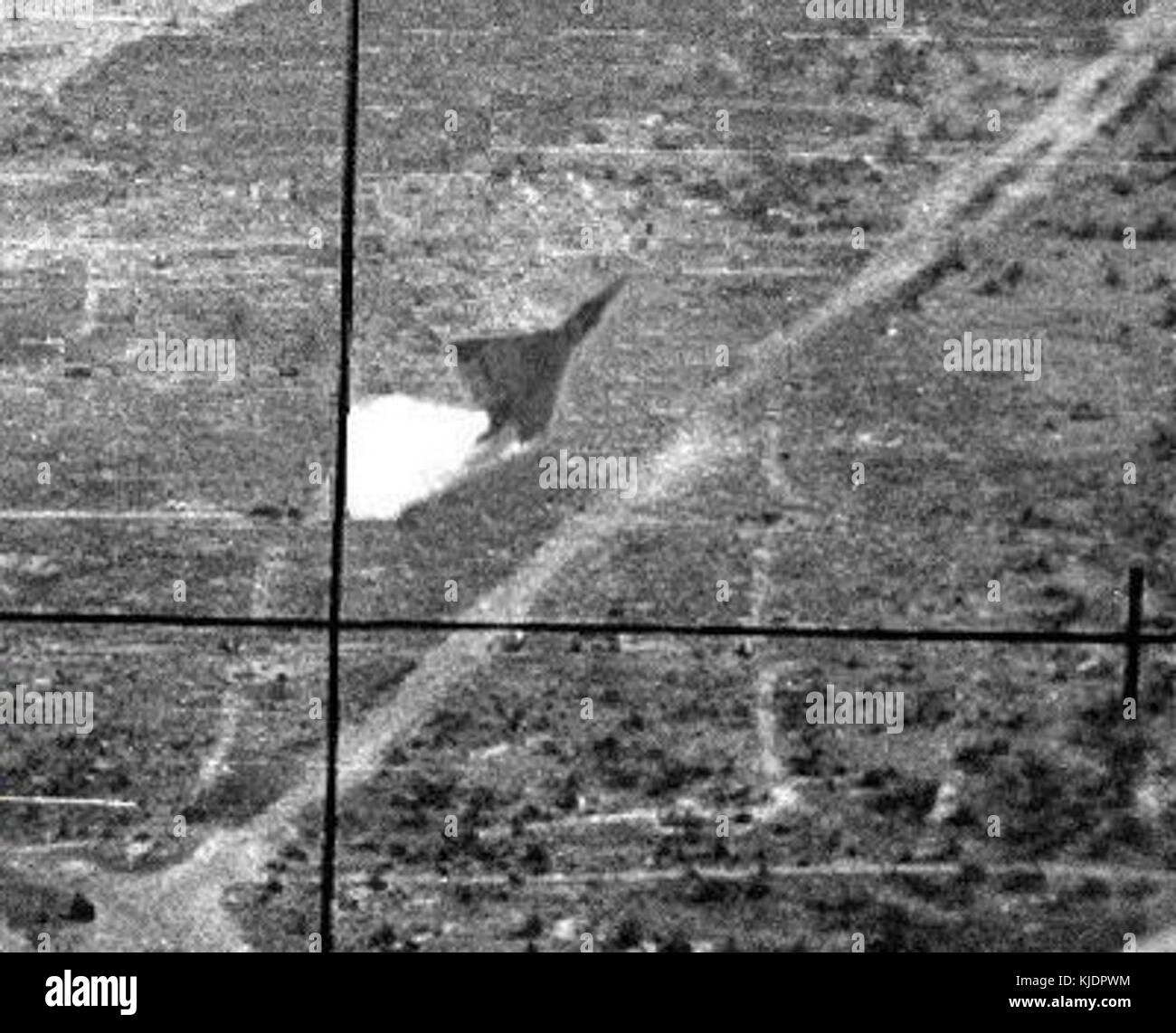 MirageIIIShotDownByMiG 21 2 Foto Stock