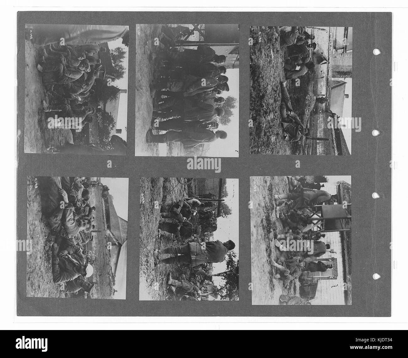 Canadian ufficiale di guerra fotografie (BL l.r.233.b.57.v1 f041r) Foto Stock