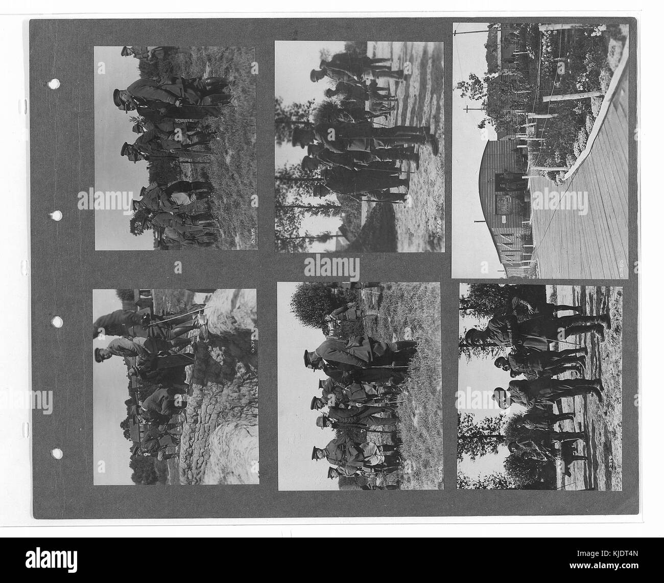 Canadian ufficiale di guerra fotografie (BL l.r.233.b.57.v1 f068r) Foto Stock