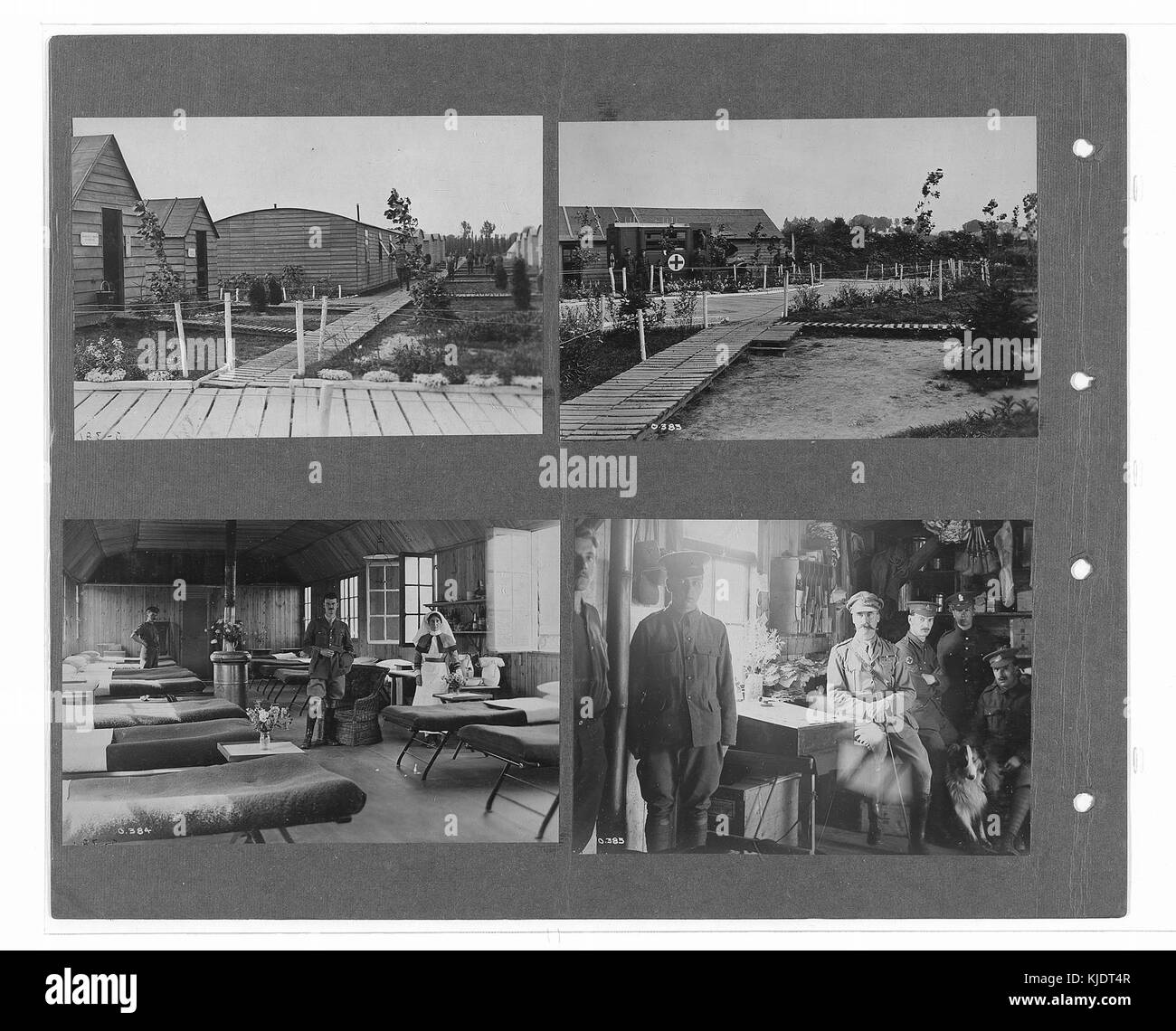 Canadian ufficiale di guerra fotografie (BL l.r.233.b.57.v1 f069r) Foto Stock