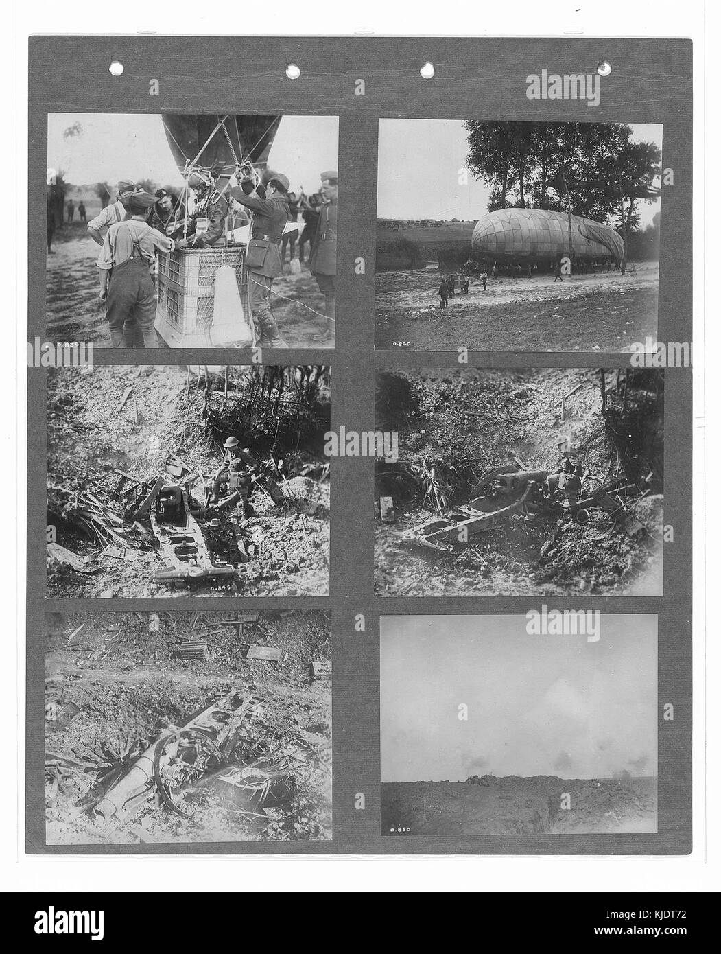 Canadian ufficiale di guerra fotografie (BL l.r.233.b.57.v2 f034r) Foto Stock