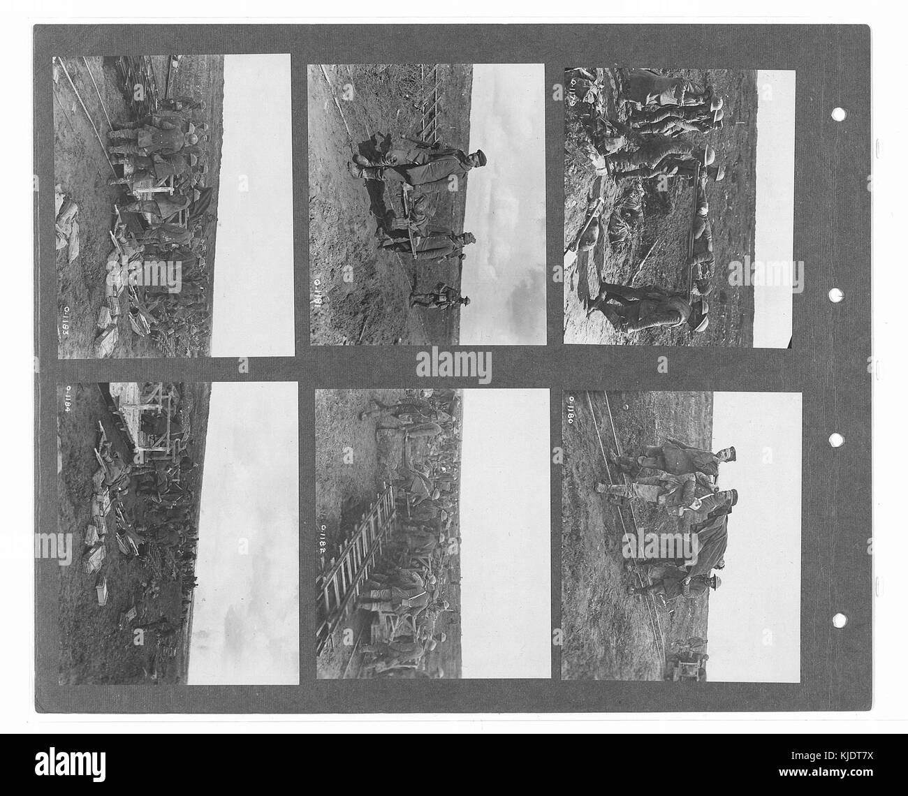 Canadian ufficiale di guerra fotografie (BL l.r.233.b.57.v2 f061r) Foto Stock