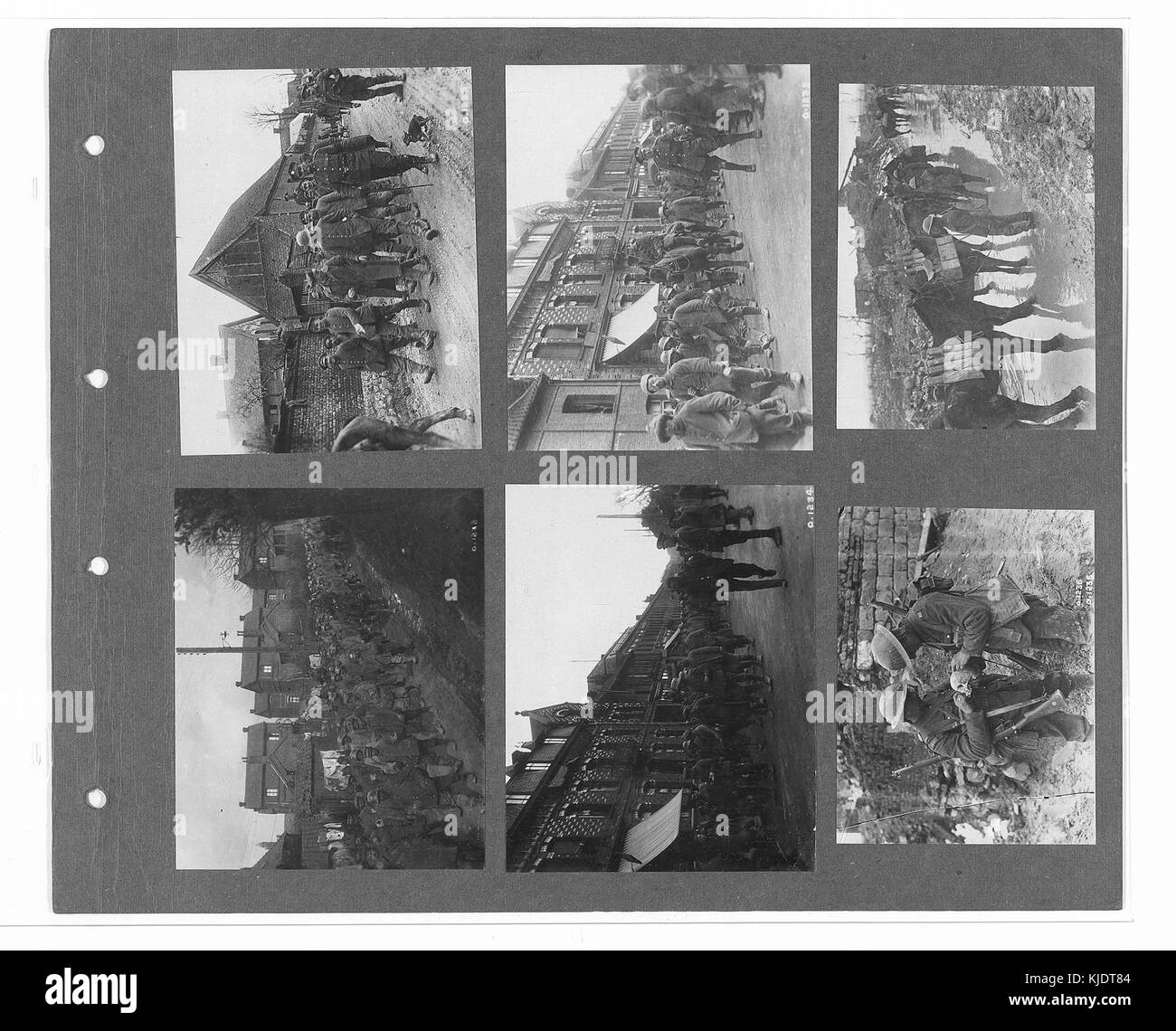 Canadian ufficiale di guerra fotografie (BL l.r.233.b.57.v2 f064r) Foto Stock