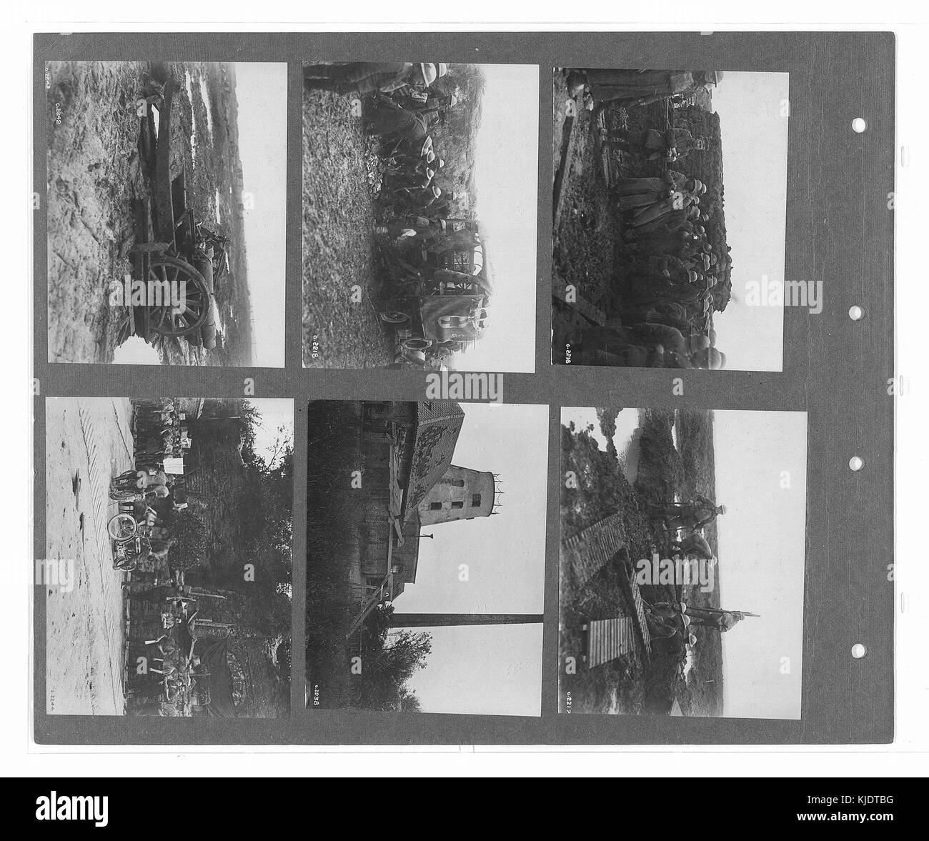 Canadian ufficiale di guerra fotografie (BL l.r.233.b.57.v3 f046r) Foto Stock