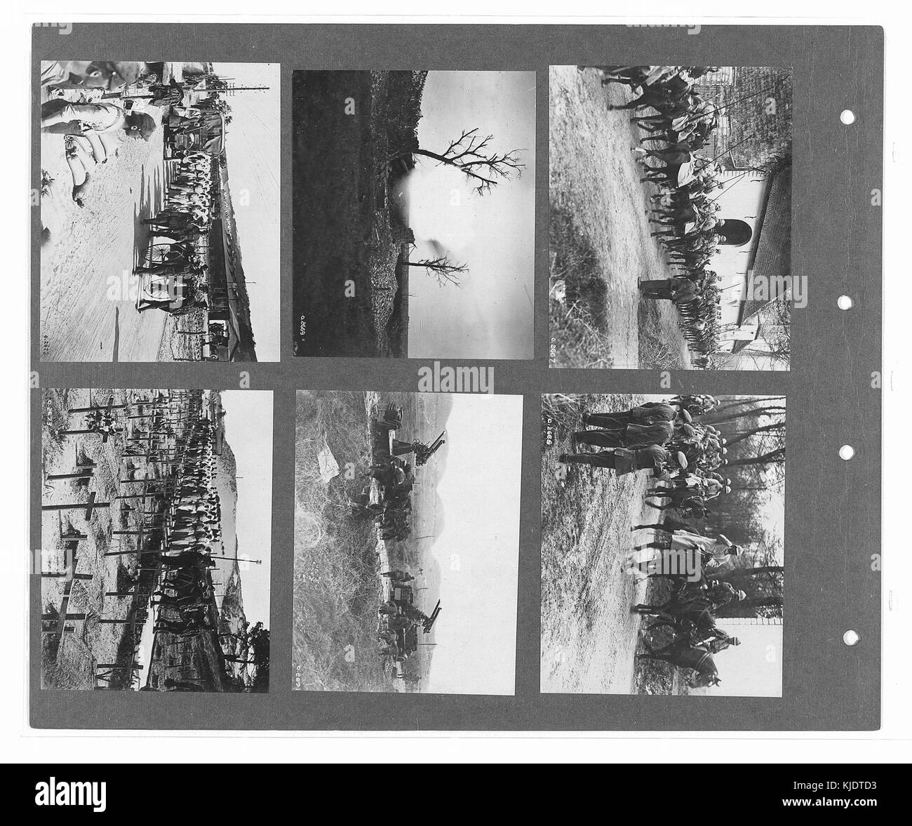 Canadian ufficiale di guerra fotografie (BL l.r.233.b.57.v3 f078r) Foto Stock