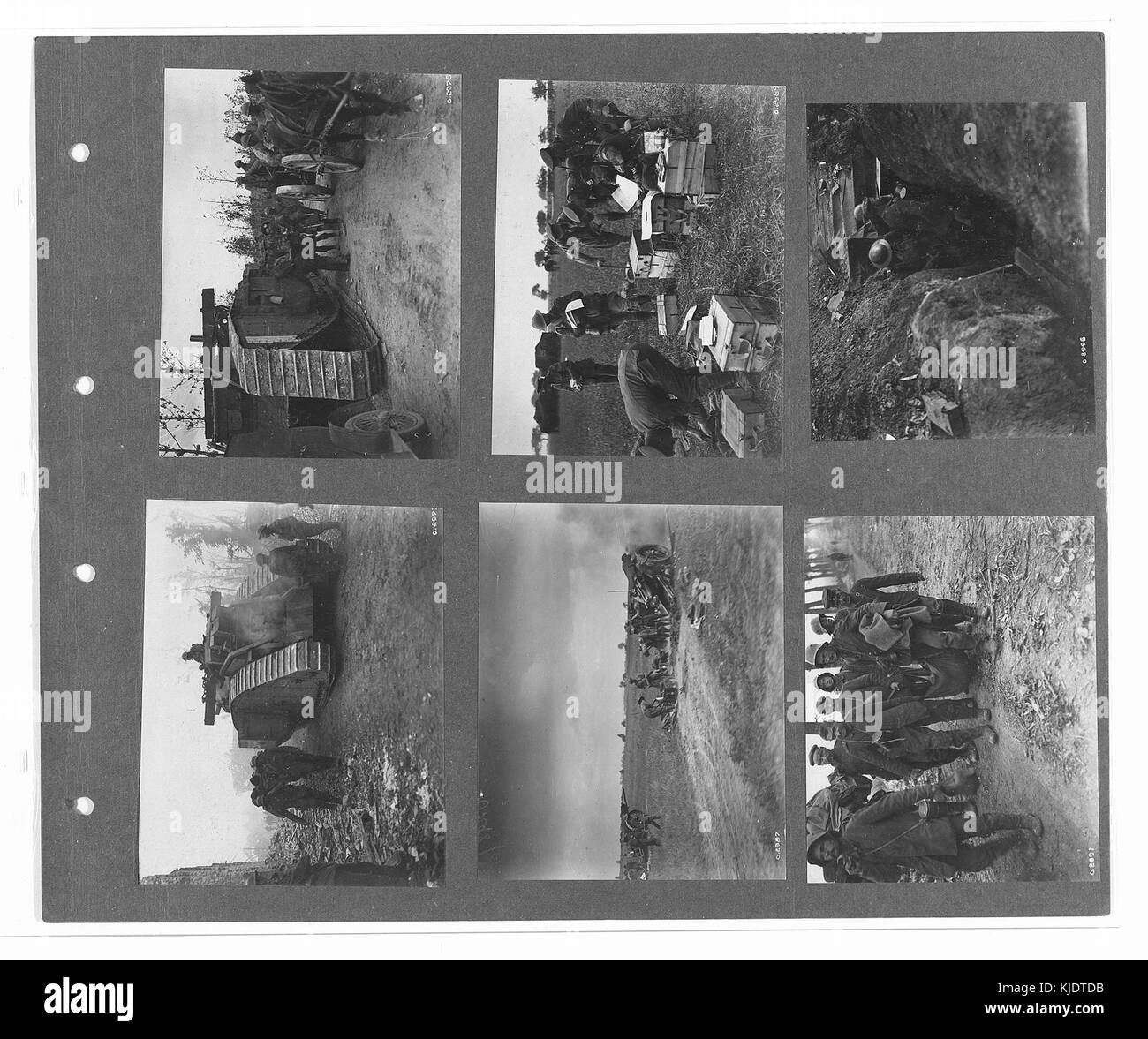 Canadian ufficiale di guerra fotografie (BL l.r.233.b.57.v4 f005r) Foto Stock
