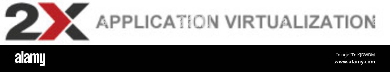 2X ApplicationVirtualization LOGO Foto Stock
