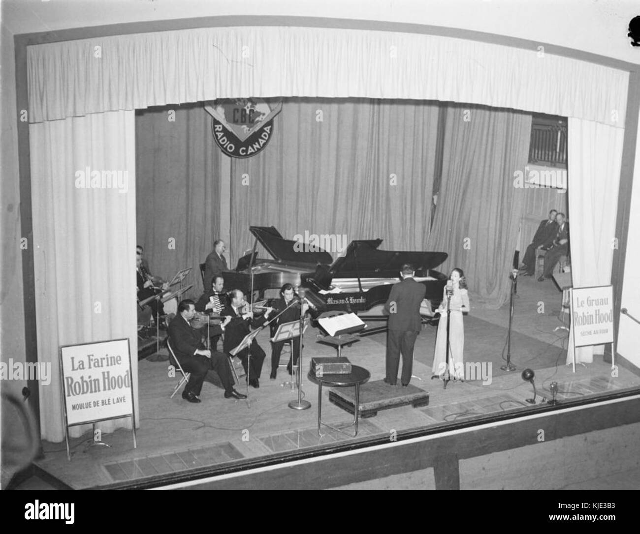 Radio. Talenti de chez nous. Michelle Perras BAnQ P48S1P23195 Foto Stock