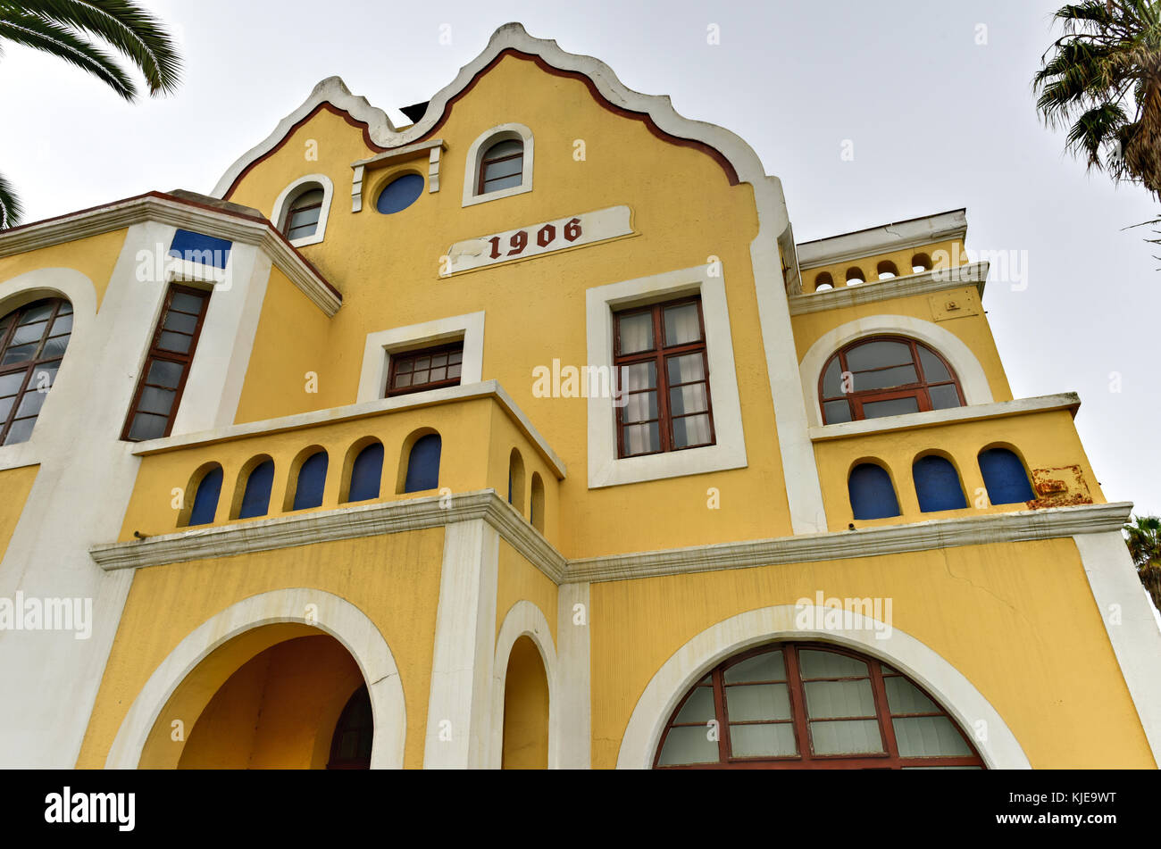 Il vecchio magistrato della Corte di Swakopmund, Namibia. Foto Stock