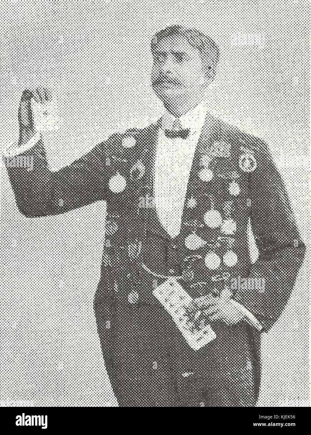 Ganapati Chakraborty card trick Foto Stock