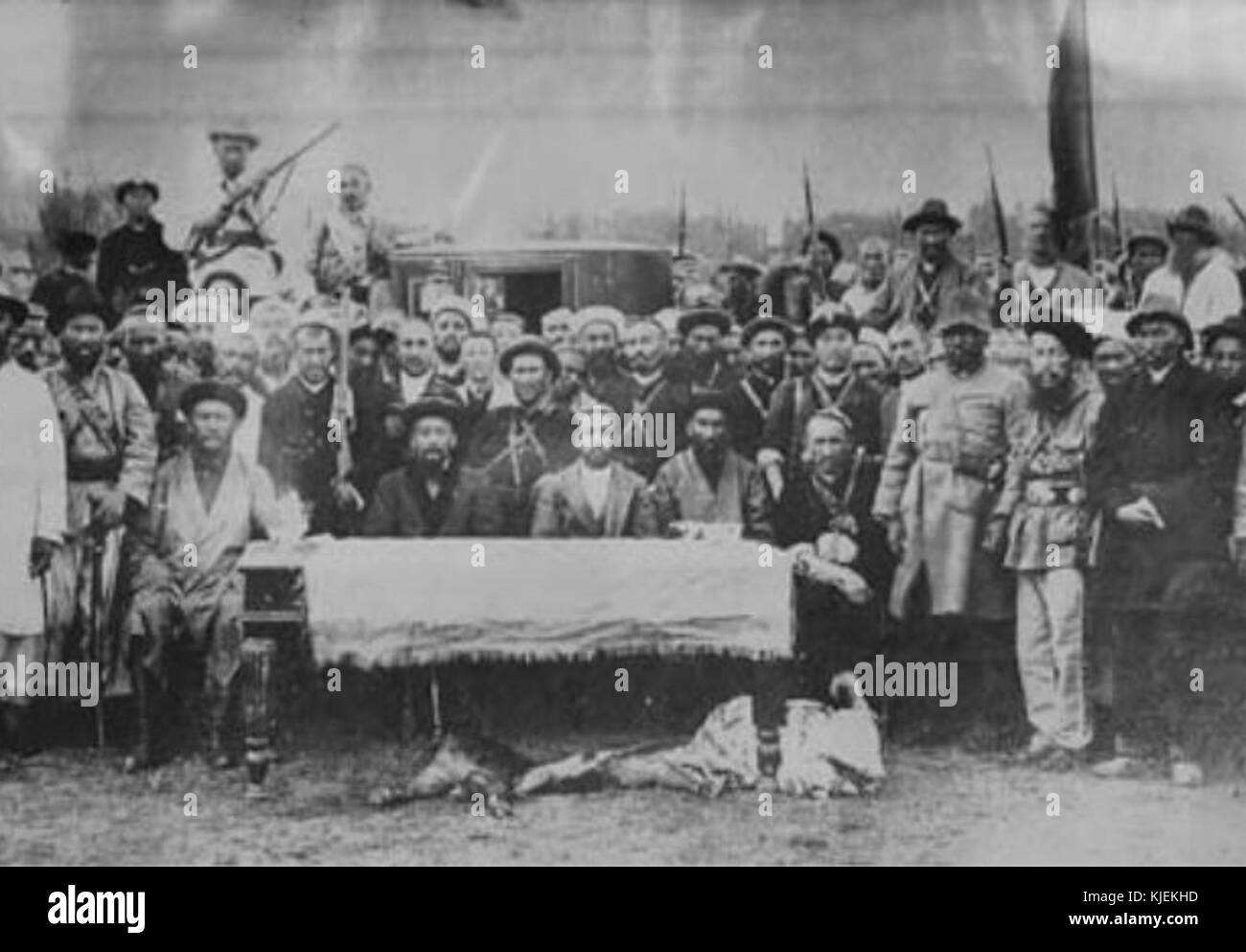 Combattenti uigura Foto Stock