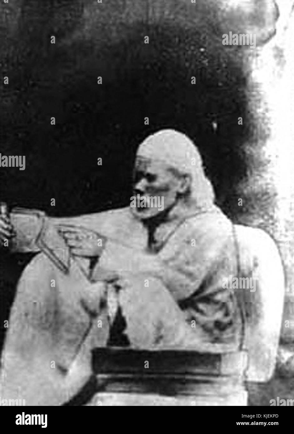 Shirdi Sai Baba la lettura Foto Stock